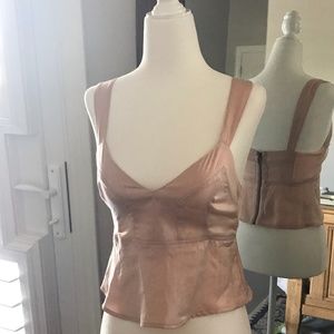 Blush Silk top